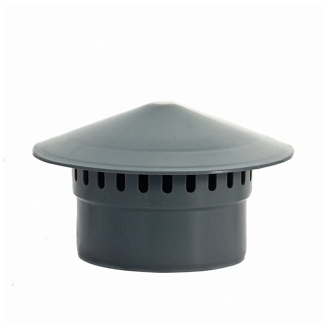 фото Канализационный зонт вентиляционный МультиМирПласт, 110 мм