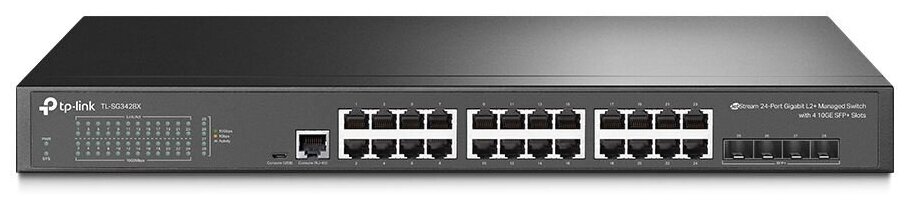 Коммутатор TP-Link TL-SG3428X 24G 4SFP управляемый