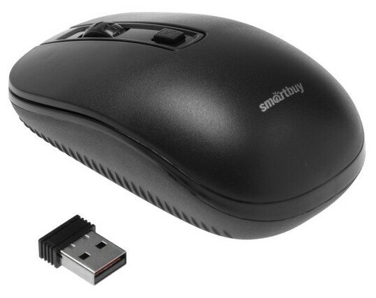 Мышь Smartbuy ONE 359G, беспроводная, оптическая, 1600 dpi, USB, 1xAA, черная