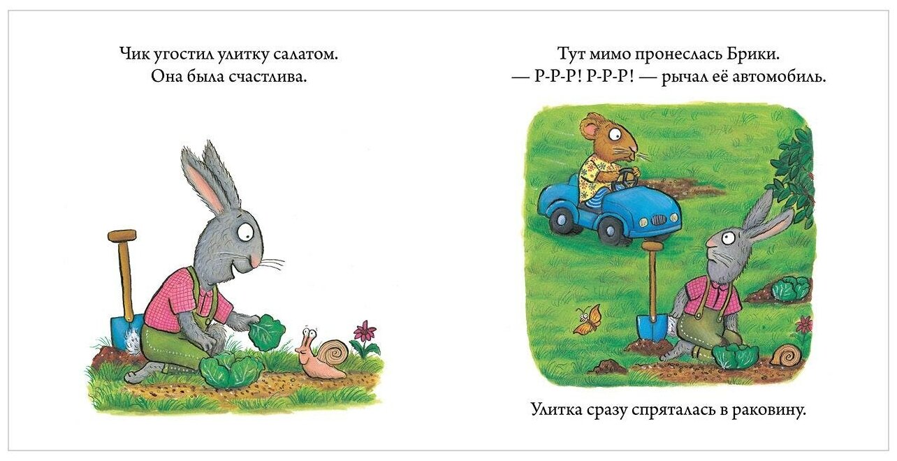 Чик и Брики. Пугливая улитка (Шеффлер Аксель (иллюстратор)) - фото №13