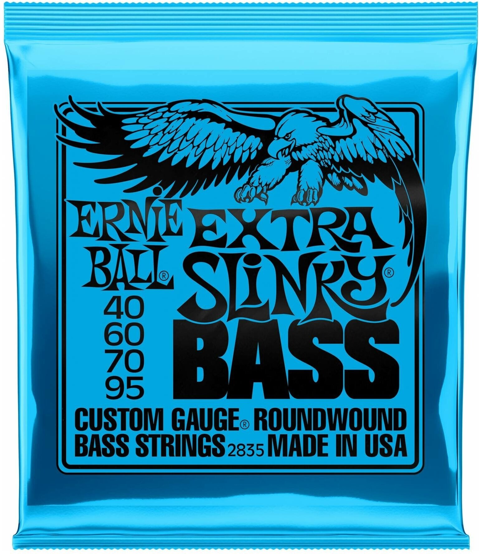 ERNIE BALL 2835 Nickel Wound Slinky Extra 40-95 - Струны для бас-гитары