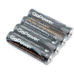 Батарейка GoPower R03 (ААА) SR4 4шт. - изображение