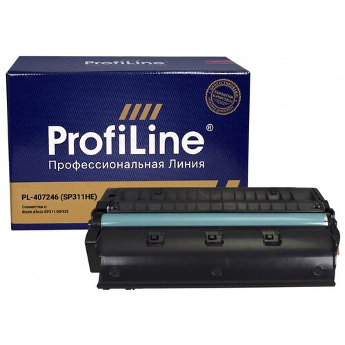 Картридж SP-311HE, 407246 для Ricoh Aficio SP-325SNW, SP-325SFNw, SP-325DNW 3500 стр. ProfiLine картридж ricoh sp 311he 3500 стр черный