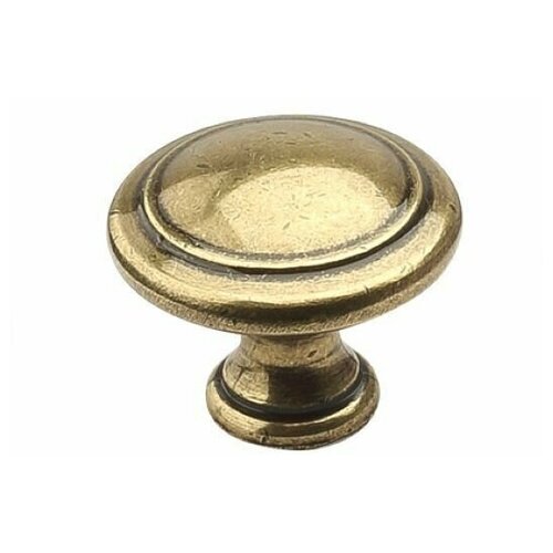 Ручка мебельная кнопка H27, античная бронза ( 4 шт. )