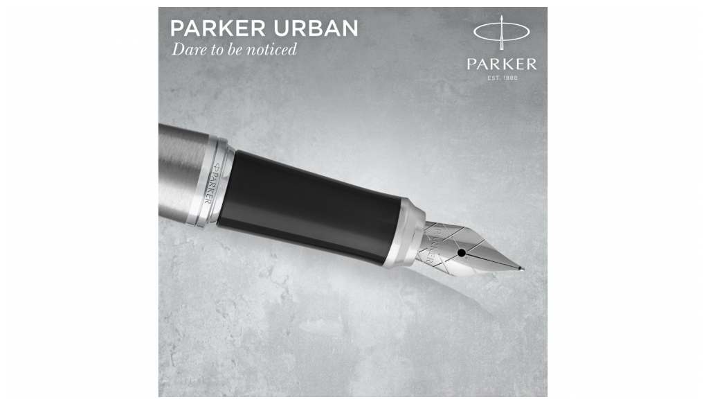 ручка перьевая Parker Urban Core Nightsky Blue CT, 0,5мм, синяя - фото №17