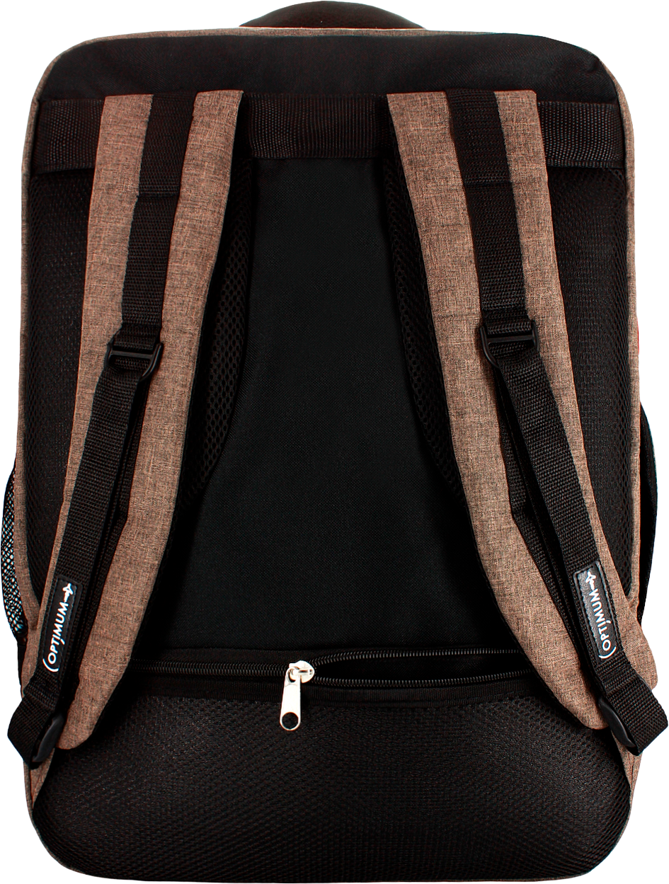 Рюкзак сумка чемодан ручная кладь S в самолет дорожная 44 л, коричневый - фотография № 16