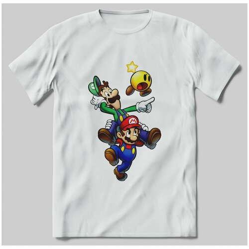 фото Футболка с принтом mario - 162 brut-shop