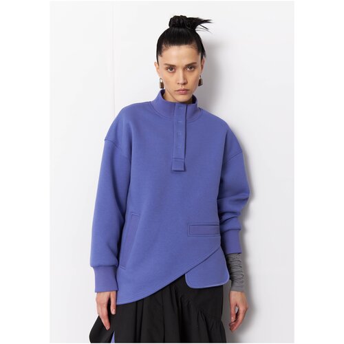 Свитшот женский ХакаМа №94 цвет фиолетовый размер 44