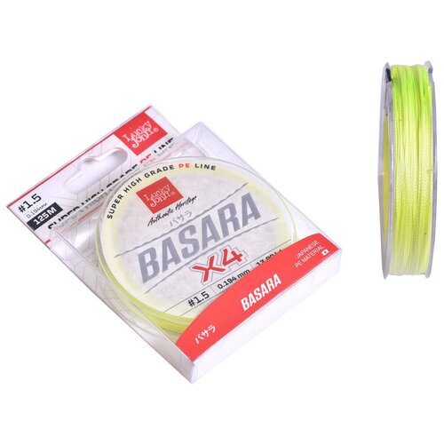 плетеная леска lucky john basara light green 125 017 Плетеный шнур Lucky John Basara Light Green 125/017