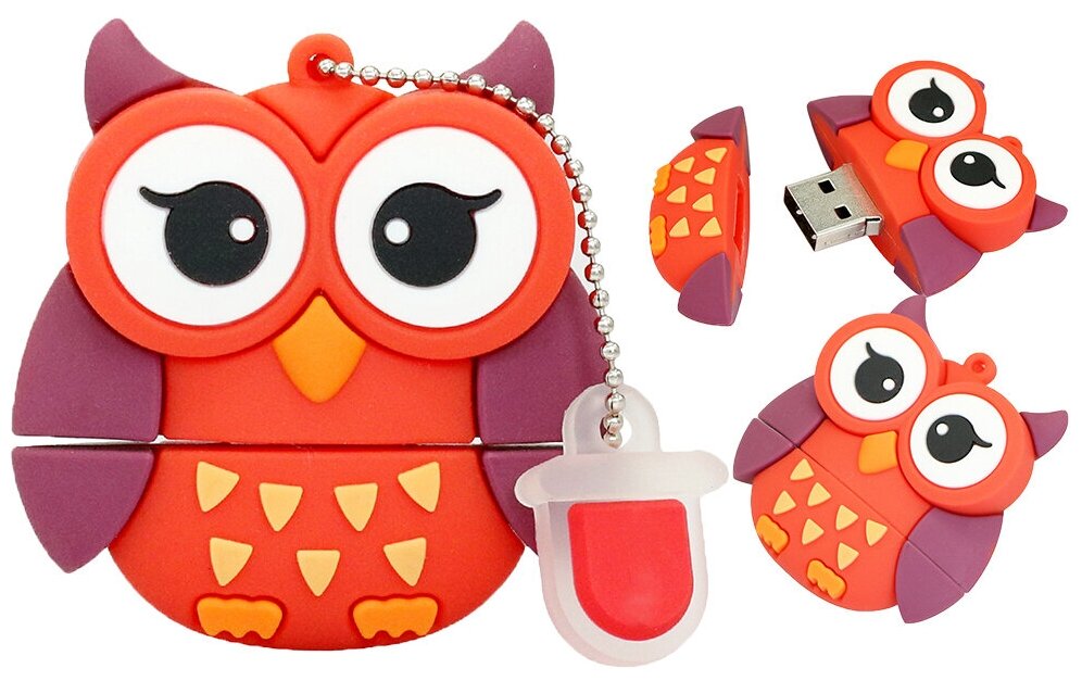 USB Флеш-накопитель Флешка подарочная фигурка Сова 32 ГБ