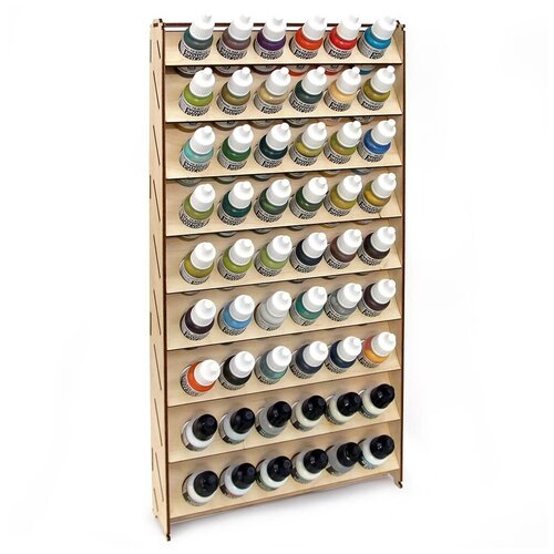 Подставка для красок из фанеры 54 баночек Mk-2 Vallejo 2020₽