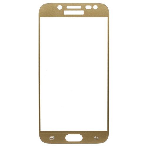 Защитное стекло для Samsung J530F Galaxy J5 (2017) (с рамкой) (золотое)