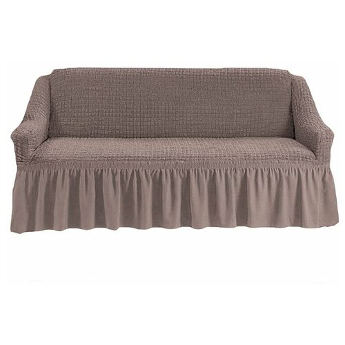 фото Чехол на 3-х местный диван, цвет: серый karbeltex
