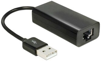 Сетевая карта RJ-45 Orient U2L-100N USB2.0 на LAN Ethernet кабель адаптер, RTL8152B chipset - чёрный