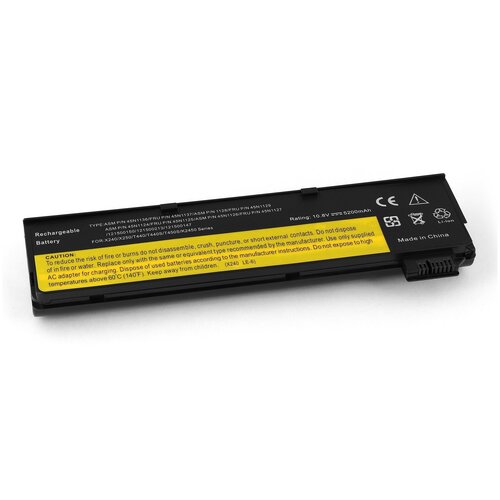 фото Аккумулятор для ноутбука lenovo thinkpad x250 11.1v 5200mah li-ion чёрный oem