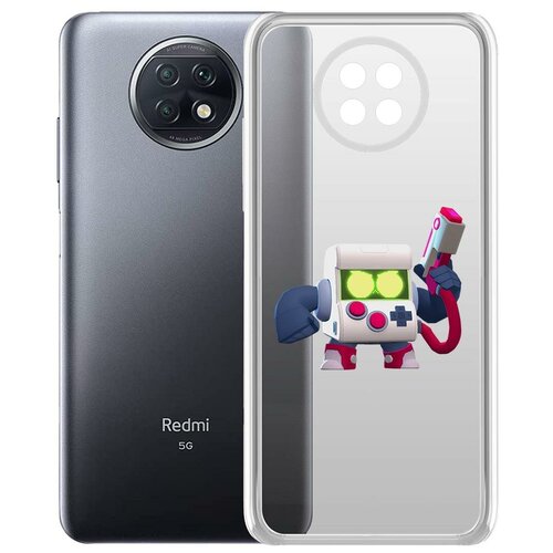 фото Чехол-накладка clear case brawl stars-8-бит классический для xiaomi redmi note 9t krutoff group