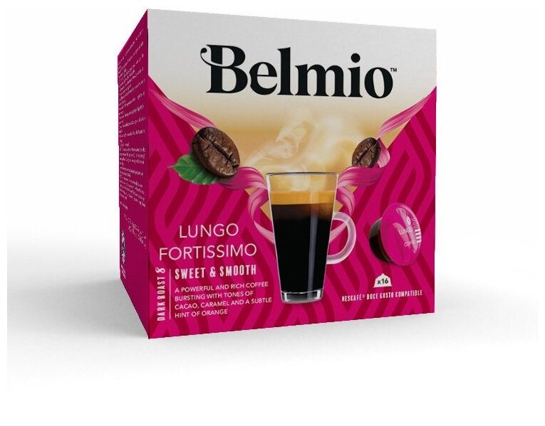 Кофе в капсулах Belmio Lungo для системы Dolce Gusto, 16 капсул