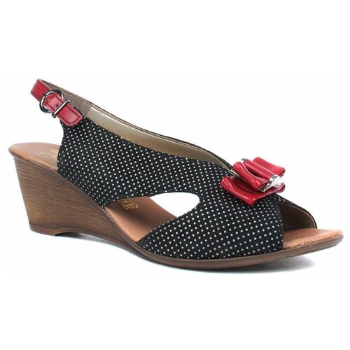 фото Босоножки rieker, размер 36, черный