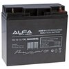 Фото #1 Аккумулятор ALFA BATTERY FB 18-12 (12В, 18Ач, клемма под болт M6)