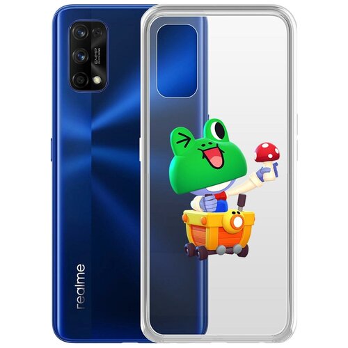 фото Чехол-накладка clear case brawl stars-леонард карл для realme 7 pro krutoff group
