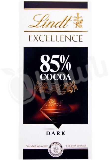 Шоколад LINDT EXCELLENCE 85% какао, 100г - фотография № 14