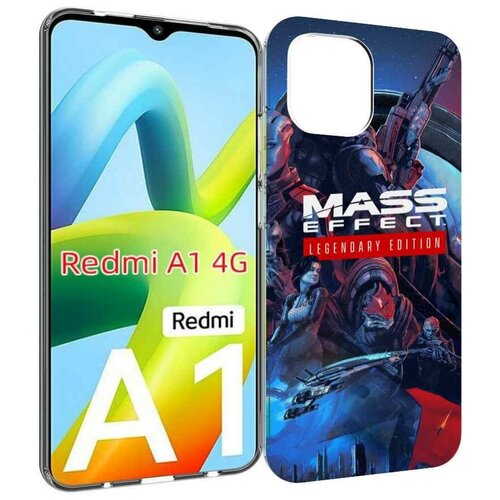 Чехол MyPads Mass Effect Legendary Edition для Xiaomi Redmi A1 задняя-панель-накладка-бампер