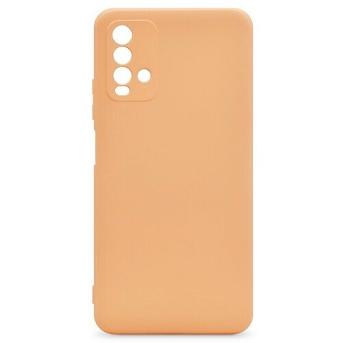 Накладка силиконовая Silicone Cover для Xiaomi Redmi 9T пудровая