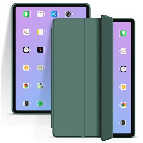 Чехол Smart Case Slim Design GOOJODOQ для iPad Pro 11 (2022, 2021, 2020) (темно-зеленый) funda apple ipad air 1 2 3 4 9 7 10 5 10 9 2014 2019 2020 2th 3th 4th generation magnetic tablet case wake sleep smart cover