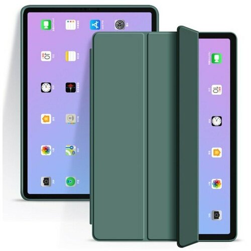 Чехол Smart Case Slim Design GOOJODOQ для iPad Pro 11 (2022, 2021, 2020) (темно-зеленый)