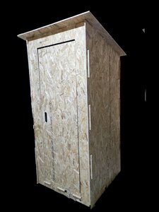 Фото Туалет для дачи уличный , дачный туалет , деревянный ARXLES разборный неокрашенный