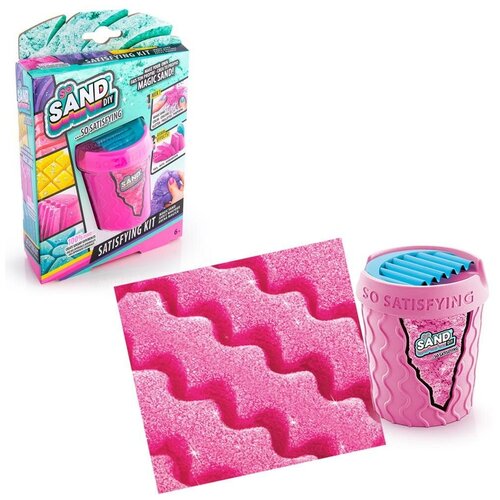 Набор для экспериментов Canal Toys SO SAND DIY, темно-розовый наборы для творчества canal toys набор для изготовления песчаного слайма so sand diy в ведерке