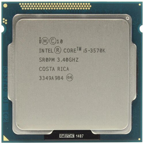 Процессор Intel Core i5-3570K Ivy Bridge LGA1155, 4 x 3400 МГц, OEM процессор intel core i7 3770k ivy bridge lga1155 4 x 3500 мгц oem