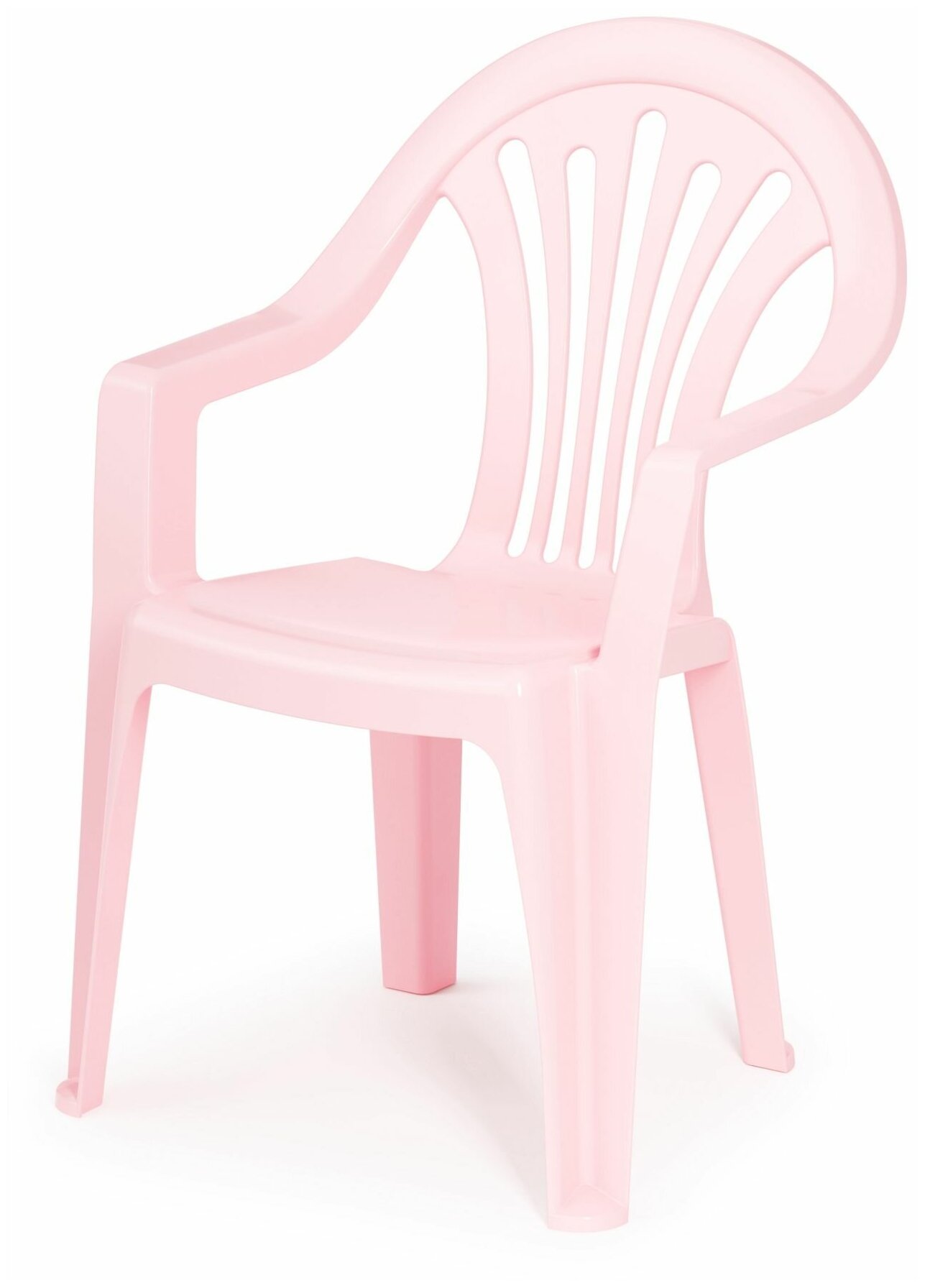 Кресло детское пластиковое розовое, коллекция PLAST LAND, Альтернатива - фотография № 1