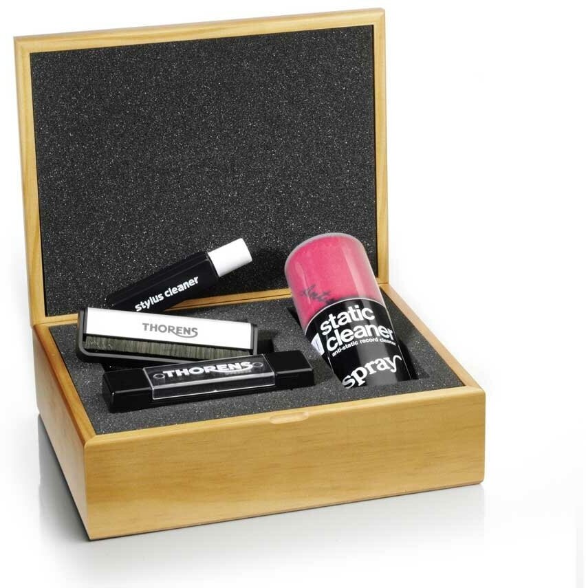 Thorens Cleaning set in wooden box