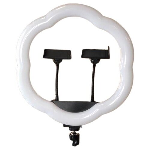 Светодиодная кольцевая лампа LC-318RGB 33см Черная 323900₽