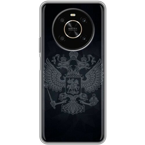 Дизайнерский силиконовый чехол для Хуавей Хонор Х9 / Huawei Honor X9 Герб России силиконовый чехол на honor x9 хонор x9 небеса