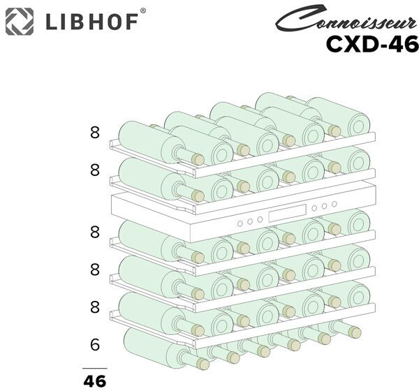 Винный шкаф Libhof Connoisseur CXD-46 white