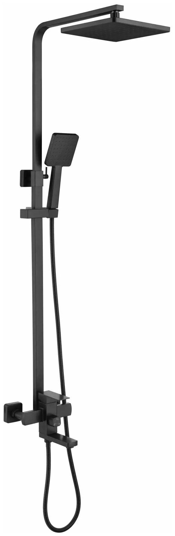 фото Душевая стойка Esko ST09 со смесителем 2 режима цвет черный