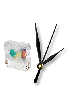 Часовой механизм Micron кварцевый, плавного хода, с комплектом стрелок (SHM) - фотография № 1
