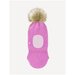Шапка-шлем GUSTI для девочек демисезонная, помпон, размер 46-48, розовый