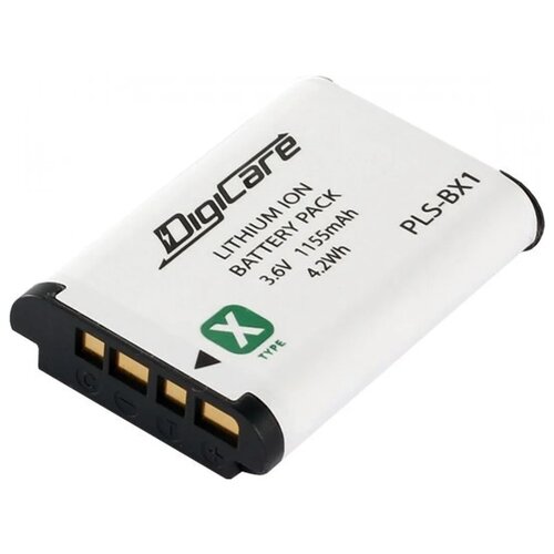 аккумуляторная батарея vbparts для фото и видеокамеры sony cyber shot np bx1 3 7v 1600mah Аккумулятор DigiCare PLS-BX1 / NP-BX1 для DSC-RX1, RX1R, RX100, RX100 II, WX300, HX50, HX300