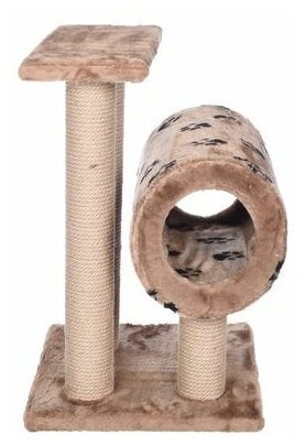 Yami-Yami Домик-когтеточка Цилиндр для кошек, джут, 68х46х43 см - фотография № 2