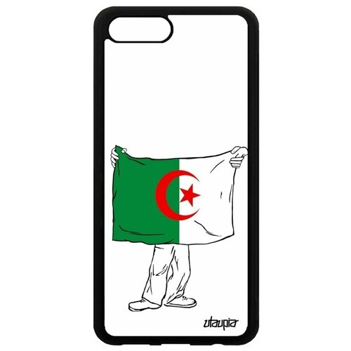фото Чехол для телефонов honor v10 / view 10, "флаг алжира с руками" страна государственный utaupia