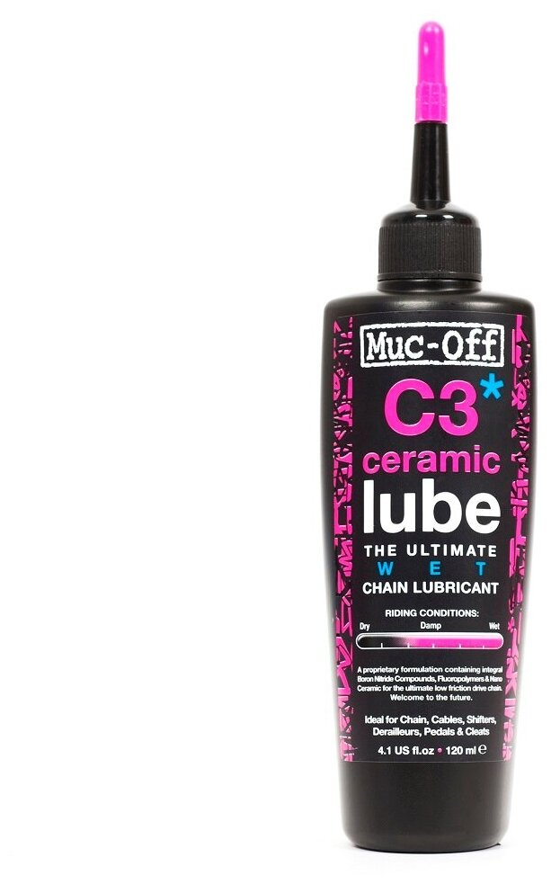 Смазка для цепи Muc-Off C3 Wet Ceramic Lube 120ml