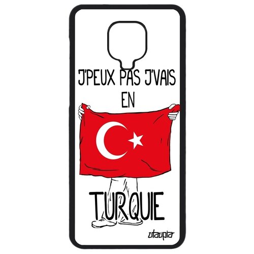 фото Ударопрочный чехол на телефон // xiaomi redmi note 9 pro // "еду в турцию" государственный надпись, utaupia, белый