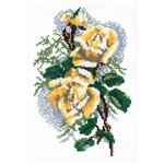 032 Набор для вышивания РC-Студия 'Роза желтая' 22*14 см - изображение