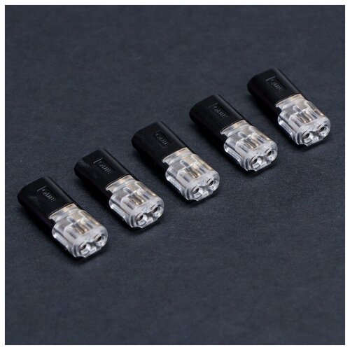 Разъем-коннектор TORSO автомобильный 2 pin 22-20 AWG до 36В 9 А набор 5 шт 294₽