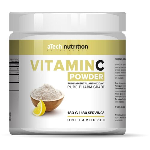 Порошок aTech Nutrition Vitamin C, 180 г