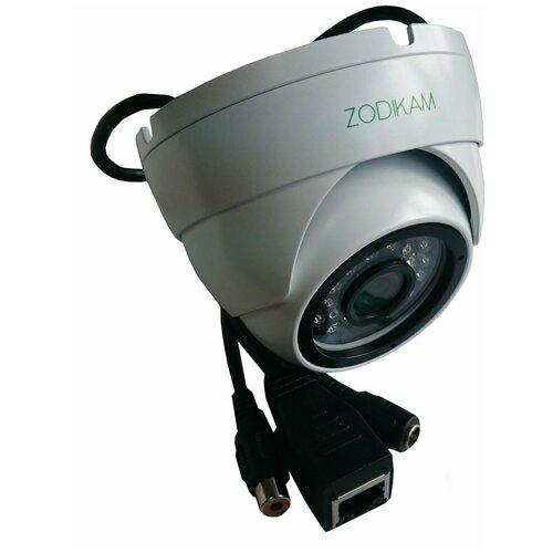 Купольная IP камера Zodikam 3242-PA 28мм 256400₽
