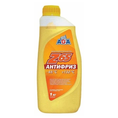 Антифриз Aga Z-65 G12++ Готовый -65c Желтый 1 Кг Aga042z AGA арт. AGA042Z